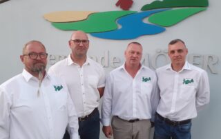 Karsten Rauche, Denny Pagel, Fred Truczynski und Christian Luckau vertreten die bürgerliche Mitte im Gemeinderat Möser